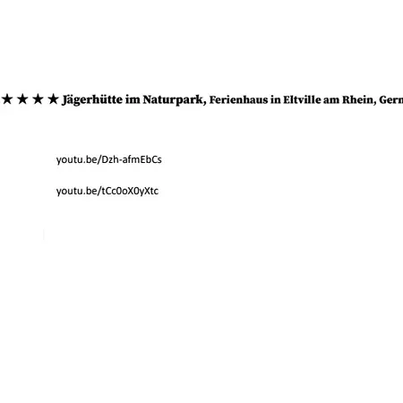Jagerhaus Im Naturpark, *